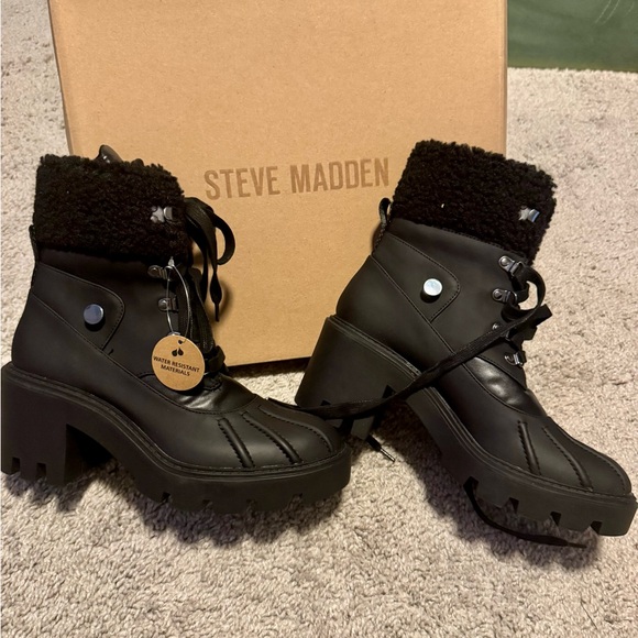 Steve Madden Shoes - New, Never Worn, Steve Madden Black Women's Boots Sz8